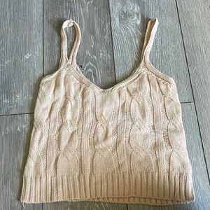 Knitted tank top